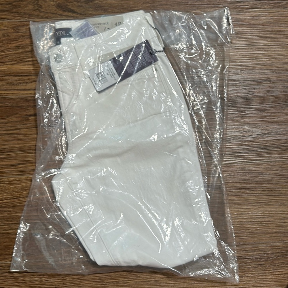 NYDJ Alina Convertible Ankle Jeans Size 4P NWT